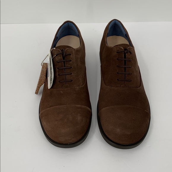 Birkenstock Dalen oxford tie shoe mocha brown nubuck suede flat new men 42 9 main image 8